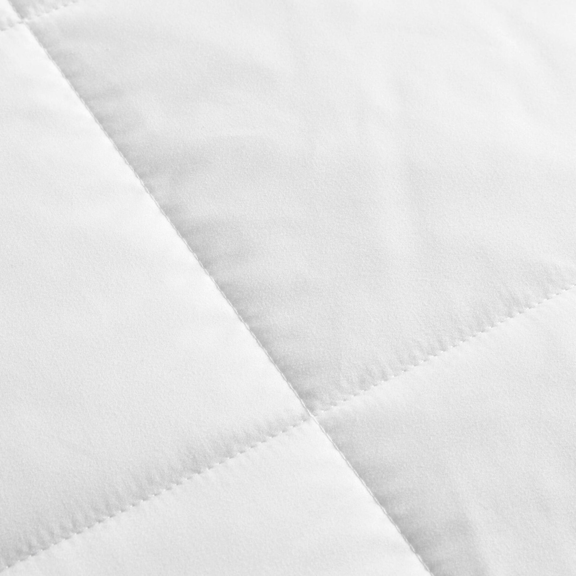 Down Alternative Blanket White King White Polyester