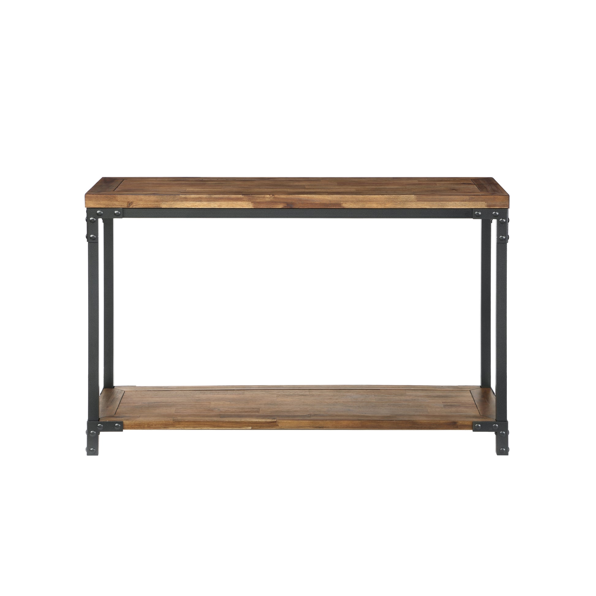 Lantana Sofa Table Honey Solid Wood Mdf