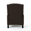 Classic Coffee Fabric Push Back Chair Coffee Fabric