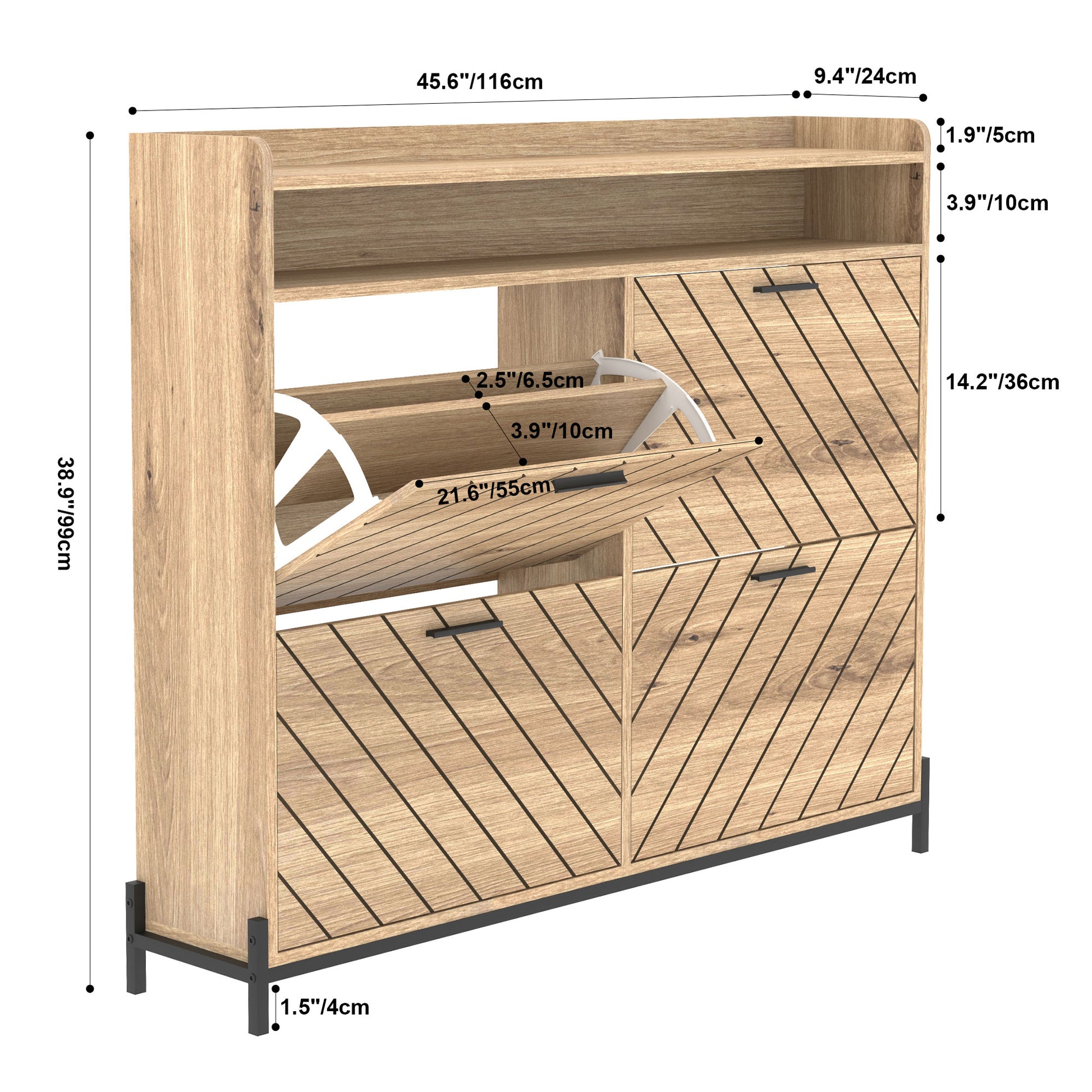 Shoe Cabinet Shoe Rack Cabinet Shoe Rack Organizer Cabinet Driftwood Mdf