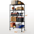 Heavy Duty 5 Shelf Storage Shelving Unit, 1250Lbs Loading Capacity, 29.92