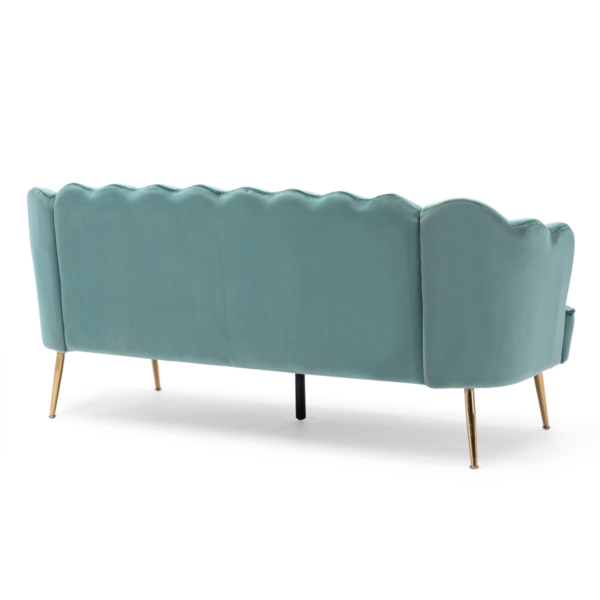 3 Seater Sofa Turquoise Velvet