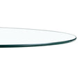 A 35 Inch Diameter Glass Top And A Modern, Minimalist Round Dining Table With Gold Metal Legs. Ideal For Dining Rooms, Living Rooms And Meeting Rooms. Model: Dt 1166 Gold Glass Metal