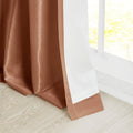 Twist Tab Lined Window Curtain Panel Spice Polyester