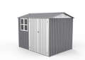 Storage Shed 6 X 8 Ft Large Metal Tool Sheds With Window Grey Rectangular None Garden & Outdoor Modern Year Round Use Anchored Metal