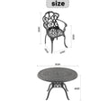 Cushions In Random Colors 5 Piece Set Of Cast Aluminum Patio Furniture With Cushions Yes Dining Set Black Seats 4 Rust Resistant Frame Water Resistant Cushion Garden & Outdoor Complete Patio Sets Aluminium