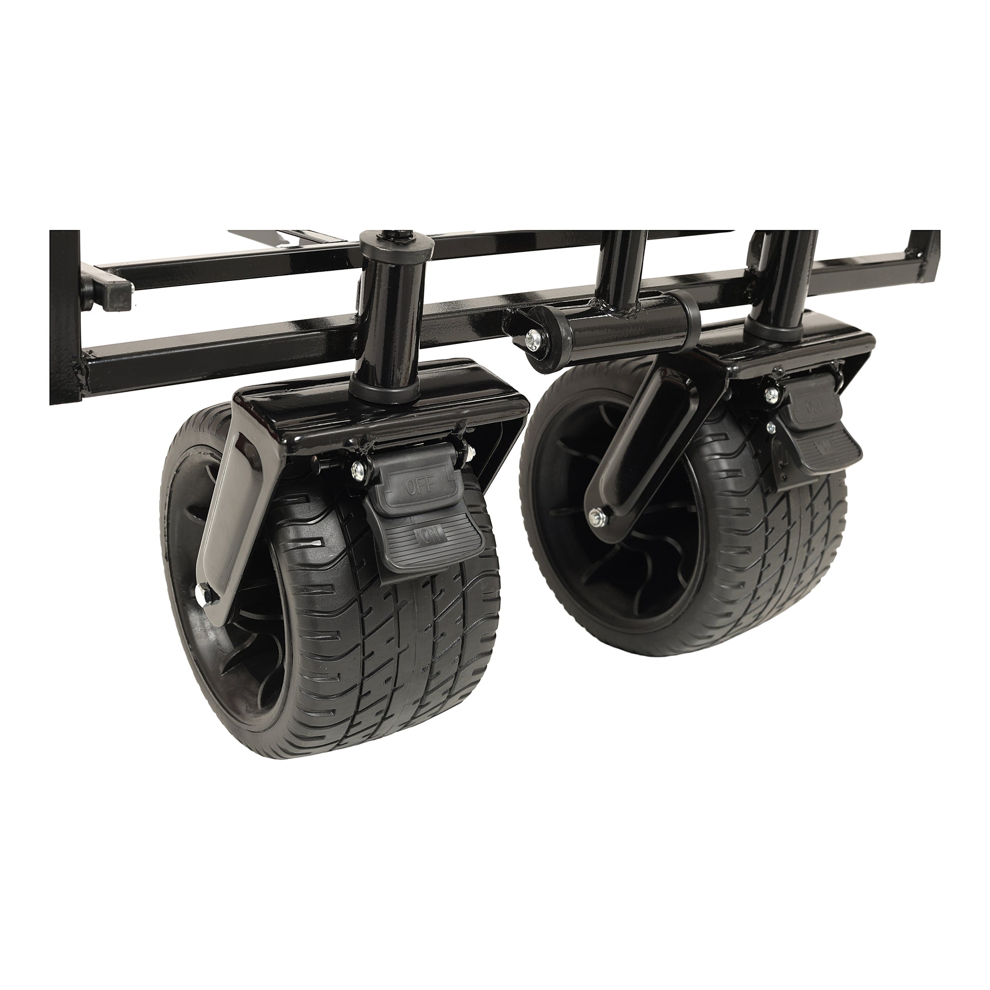 480Lbs Collapsible Wagon With Canopy,Wagon Stroller With 7" All Terrain Wheels, Lightweight Foldable Wagon, Large Capacity For Camping, Shopping, Sports, And Garden Use,Black With Mosquito Net Black