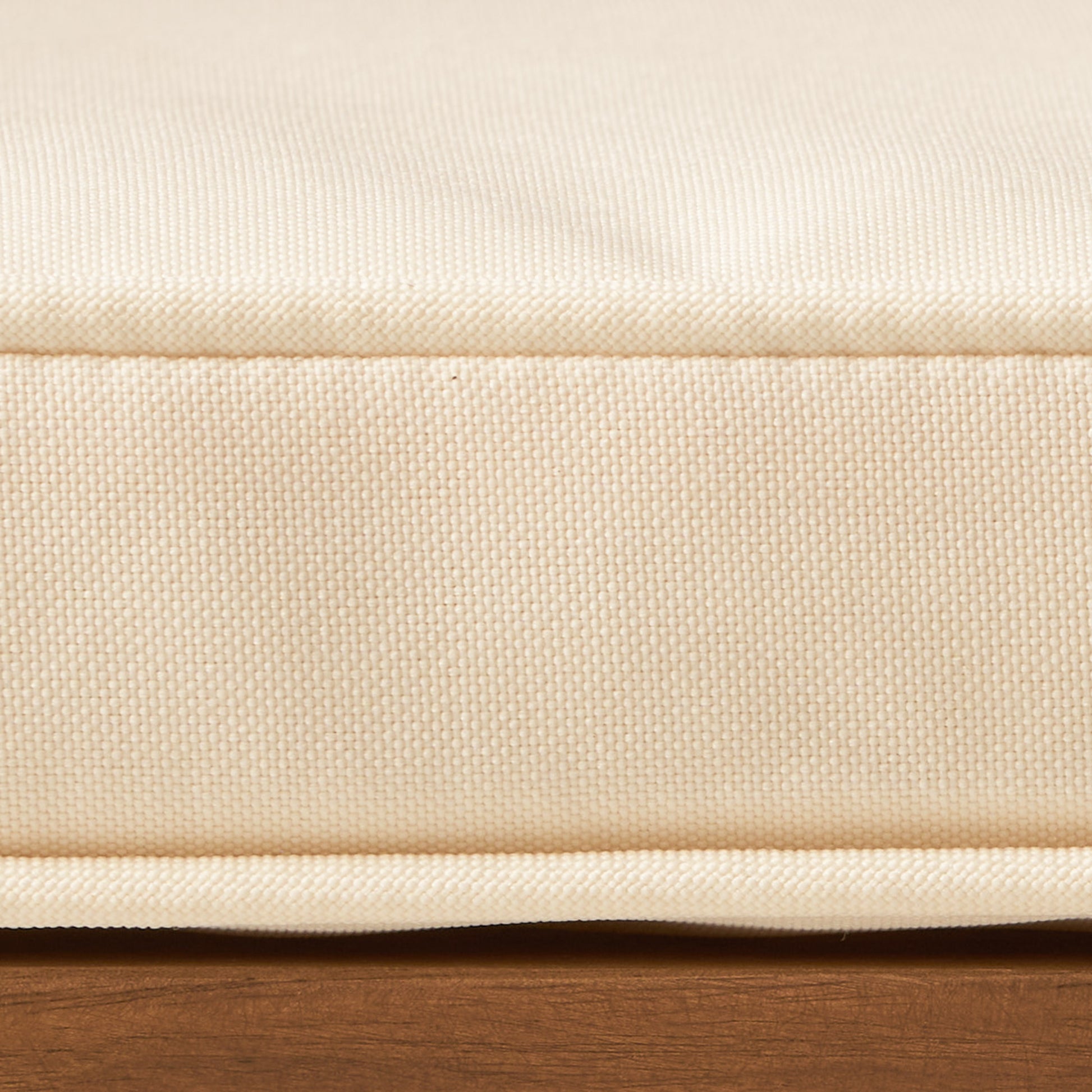 Della Wood Kd Armchair Cream Acacia Wood