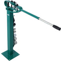Pedestal Floor Compact Bender 7 Dies Versatile Compact Metal Tubing Bender 44' Mount Powdercoat Telescoping Handle Maximum 5 8