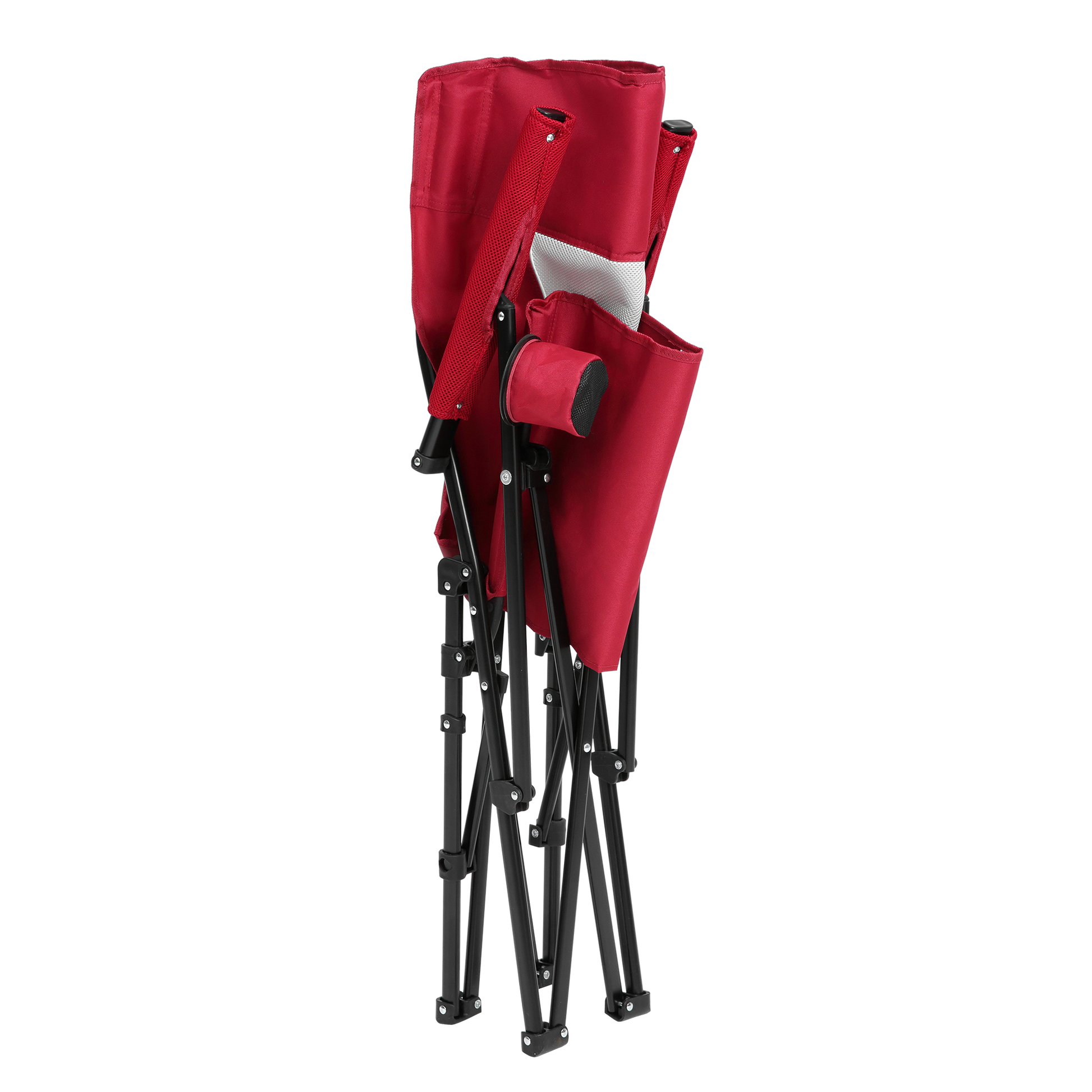 Steel Folding Chair Red Red Seats 2 Steel