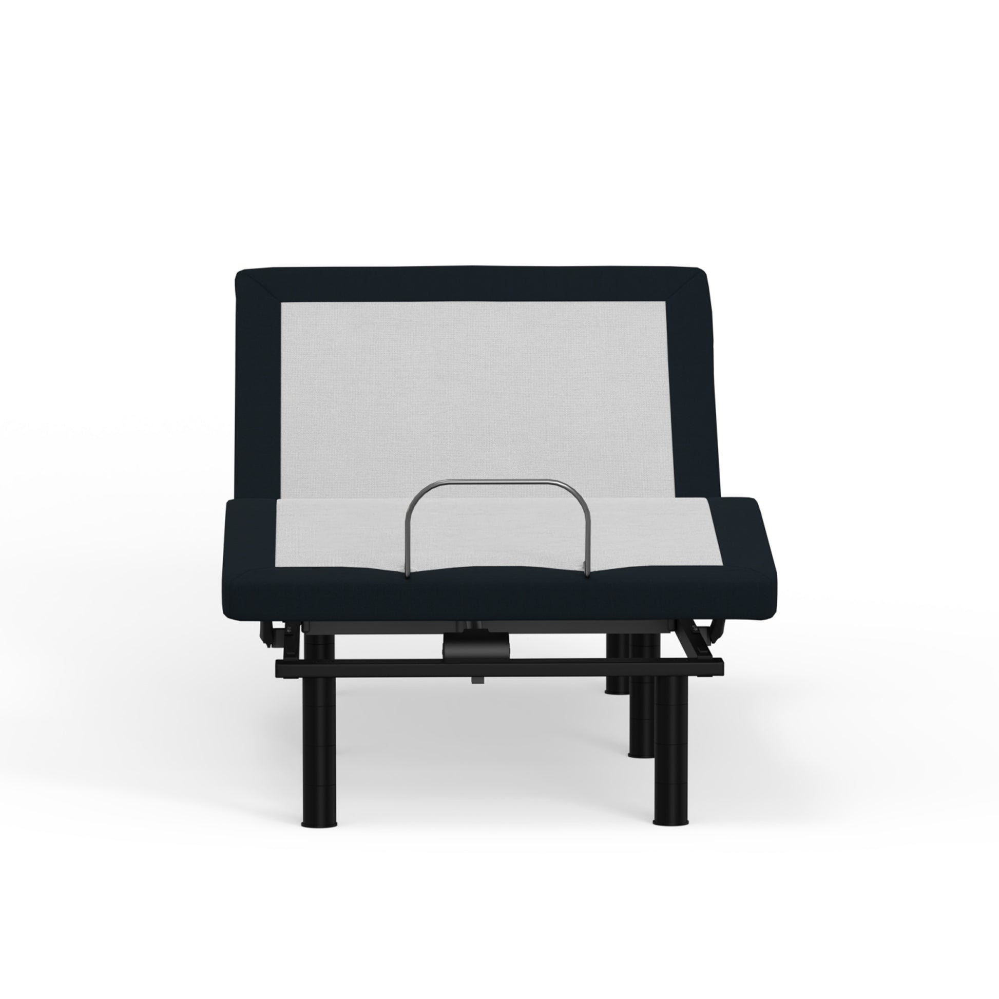 Model T2 Adjustable Base Twin Long: Pillow Tilt, Massage, Usb Ports Twin Xl White Charcoal Metal