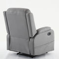 Best Choice Recliner Chair Living Room Reclining Sofa Chair, Home Theater Seating Modern Recliner, Manual Recliner Sofa Chair For Living Room Office Apartment, Easy To Reach Side Button Gray Gray Pu Leather