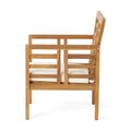 Caydon 2 Club Chairs Table Brown Wood