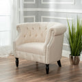 Akira Club Chair Beige Fabric