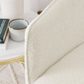 Modern Style Simple And Elegant Chair, Beige Leisure Chair, Suitable For Dining Bedroom Living Room Reception Desk Assembly Required Beige Beige Foam