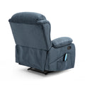 Massage Recliner Charcoal Fabric