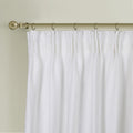 Newport Blackout Curtains For Bedroom, Linen Curtains For Living Room, Window Curtains, Room Darkening Curtains 96 Inches Long, Soft White Soft White Linen