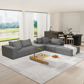 Modern Upholstered Sectional Sofa Couch Set,Modular 132