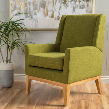 Kd Accent Chair Green Fabric