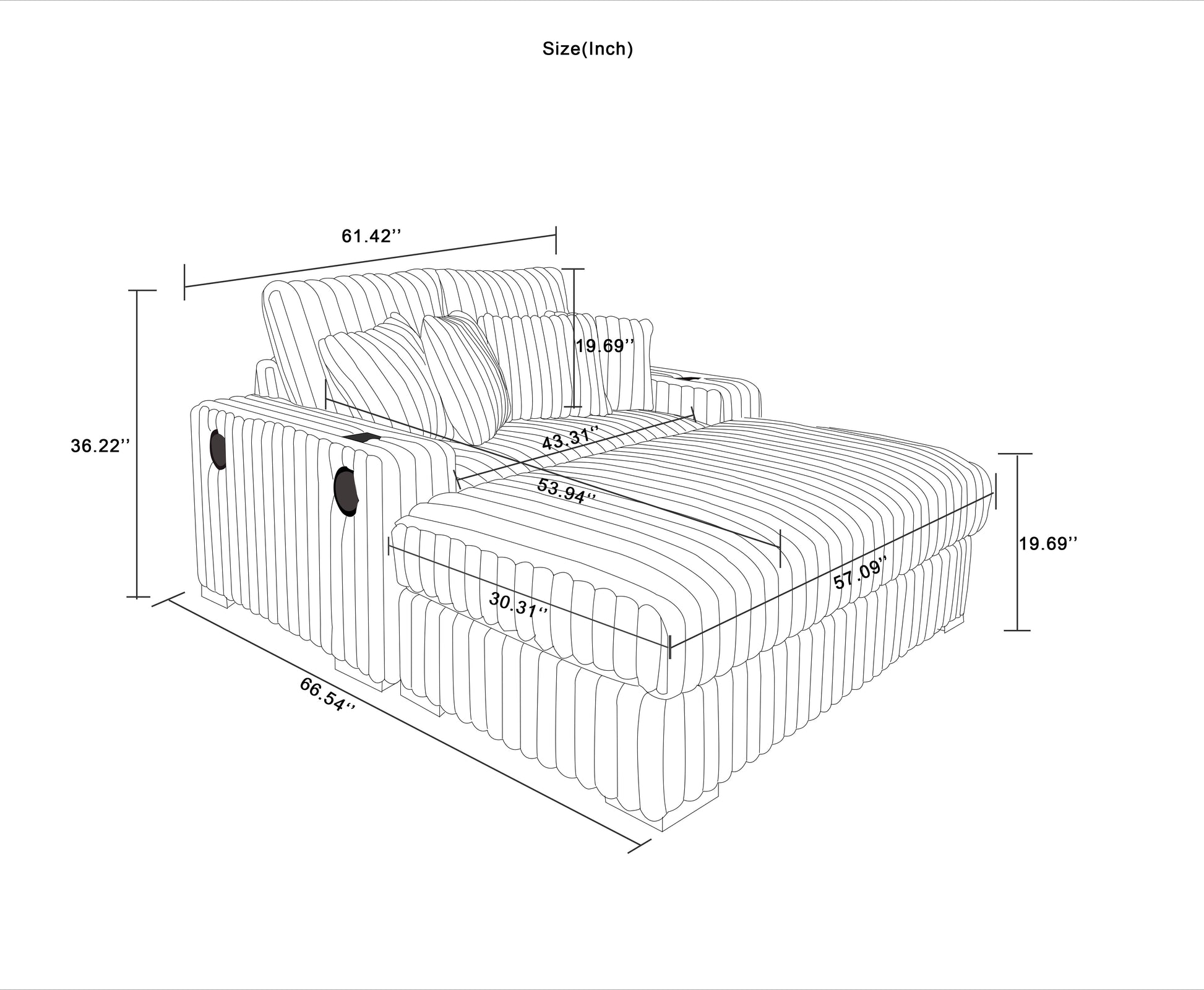 61.42Inch Square Arm Loveseat With Ottoman, 2Pcs Back Cushions And 4Pcs Toss Pillows, Cupholder,Bluetooth Speaker,Wireless Charger,Usb Ports For Living Room And Bedroom,Light Grey Light Grey Polyester Wood Primary Living Space Soft Loose Back Modern Pine