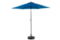 9Ft Outdoor Patio Umbrella Outdoor Table Umbrella With Push Button Tilt And Crank, Market Umbrella 6 Sturdy Ribsdeck, Backyard, Pool Base Not Included Dark Blue Dark Blue Garden & Outdoor Steel