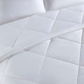 Oversized Down Alternative Comforter White Full Queen White Nylon