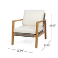 Nova Club Chair Teak Acacia Wood