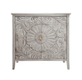 2 Door Cabinet, American Furniture, Suitable For Bedroom, Living Room, Study Light Grey Mdf
