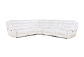 Starch Blanche White Sectional White Pu 5 Seat