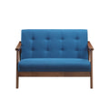 Lydia Sofa 2 Seater Navy Blue Fabric