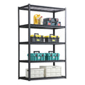 5 Tier Heavy Duty Metal Storage Shelves,Easy To Assemble,Adjustable,Storage Shelves For Basements, Garages And Kitchen, 78 