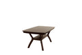 Formal Look 1Pc Dining Table W Shelve Solidwood Espresso Finish Dining Room Furniture Espresso Espresso Dining Room Classic,Contemporary,Modern,Transitional Rubberwood Rectangular Kitchen & Dining Tables Rectangular Solid Wood