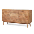 Sideboard 3 Door Natural Wood