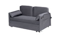 63 Inch Large Folding Sofa Bed Velvet Multifunctional Double Sofa Bed, Three Modes Switch, Suitable For Sitting, Lying And Sleeping, Suitable For Living Room, Bedroom, Apartment, Office,Gray Gray Velvet 2 Seat