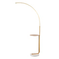 12W Led Floor Lamp, Standing Lamp Tall Industrial Floor Lamp Reading For Bedroom, Office ,Gold Color Gold American Design,Contemporary,Modern,Victorian Metal