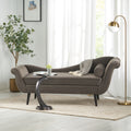 Chaise Lounge Taupe Velvet 2 Seat