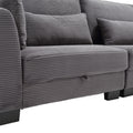 United Modular Sectional Sofa L Shaped Modular Couch With Reversible Chaise Modular Sofa Sectional Couch With Storage Seats Carbon Black Velvet 2 Seat