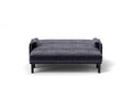 Grey 2 Seater Sofa Sleeper With Recline Fuction Grey Velvet Metal Primary Living Space Medium Soft Loose Back Pillow Top Arms Foam Fabric Metal 2 Seat