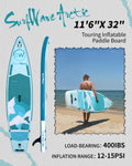 Inflatable Stand Up Paddle Board 11'X34