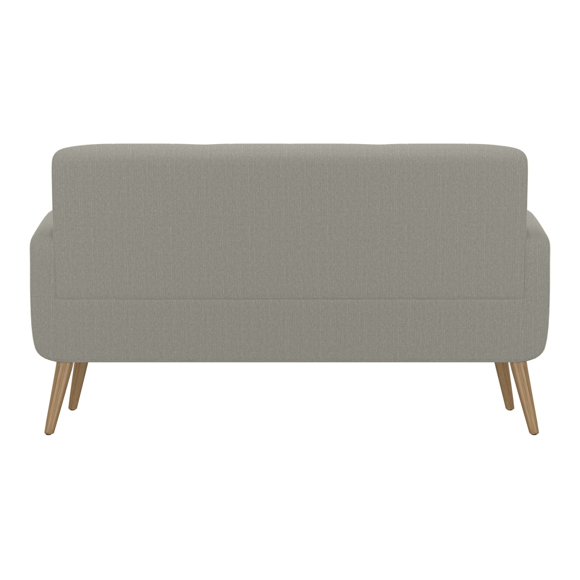 The Charlie Sofa Gray Poplar Polyester 3 Seat