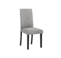 Faux Marble Dining Rectangular Table, 4 Person Wood Dining Table, White Dark Espresso Gray Upholstered Chair Faux Marble White Dark Espresso Gray Seats 4 Wood Dining Room Rectangular 4 Leg Rectangular Dining Table With Chair Mdf,Paper,Rubber Wood