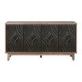 Mid Century Sideboard Buffet Cabinet With Solid Wood Legs 60