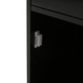 Bathroom Cabinet Black Mdf