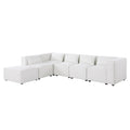 Modular Sofa Beigechenille Fabric, Simple And Grand, The Seat And Back Is Very Soft. This Is Also A Knock Down Sofa Beige Chenille 6 Seat