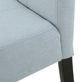 Pertica Kd Dining Chair Set Of 2 Pcs Light Blue Fabric