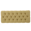 Hilton Ottoman Yellow Fabric