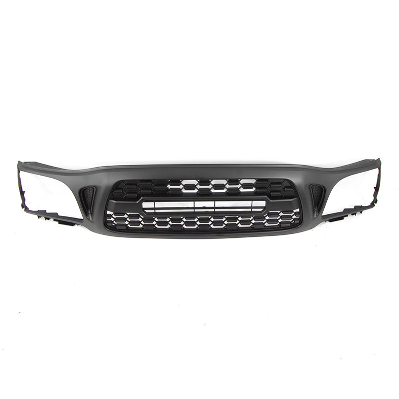 Front Grille Fits For Tacoma 2001 2002 2003 2004 With Light Letters Matte Black Radiatormesh Matte Black Abs