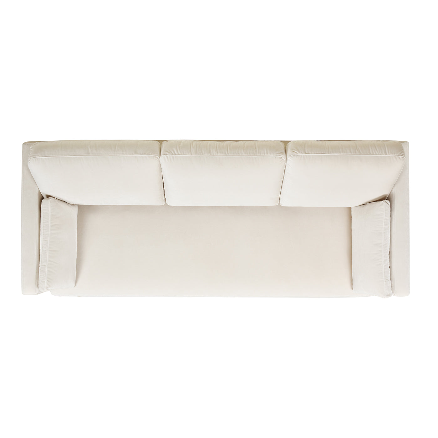 Knox 84" Modern Farmhouse Sofa, French Beige Performance Velvet Beige Wood Foam Velvet 3 Seat