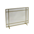 Fire Screen Gold Iron