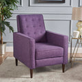 Recliner Purple Fabric